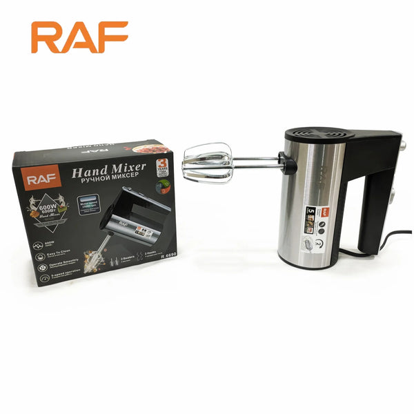 Hand Mixer and Egg Beater R.6690 – 5 Speeds & Portable – 600W