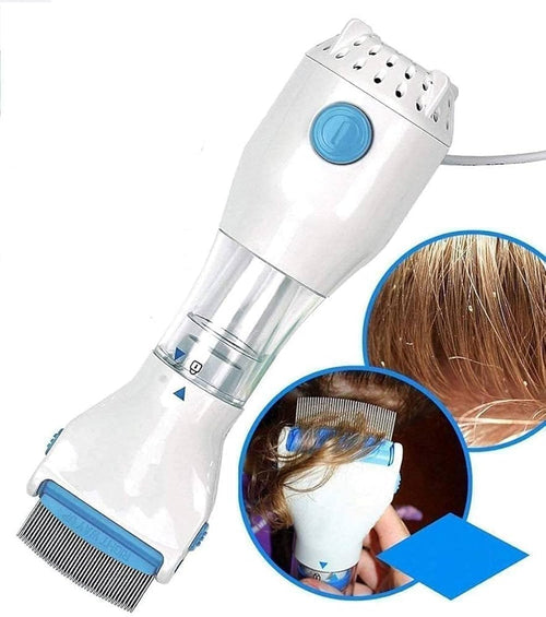 A1 Rechargeable Chemical-Free Lice Removal Electric Comb, Pack of Refill Filters, Natural Head Lice Solution for Children & Adults, Electric Lice Vacuum Comb, for All Hair Types, Gentle Lice Care