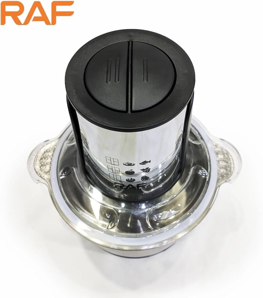RAF Food Processor & Meat Chopper R.7019 – 2 Speeds & 2 Liter Bowl – 1000W